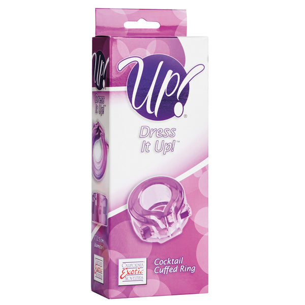 California Exotic Up! Dress It Up!  Cocktail Cuffed Ring - Purple
