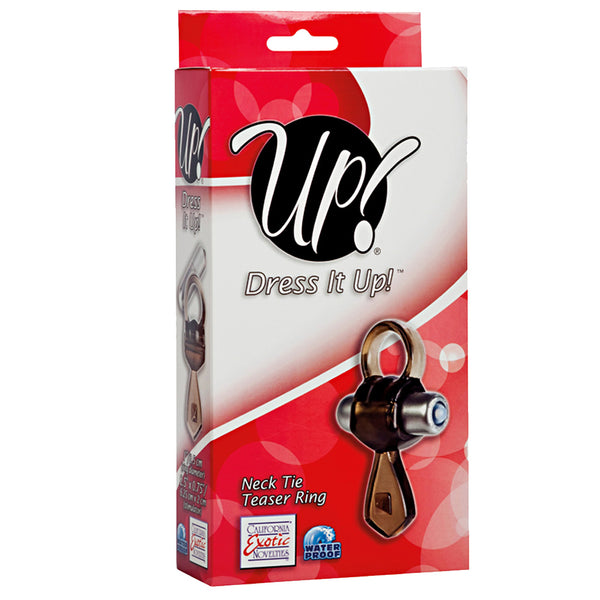 California Exotic Up! Dress It Up!  Neck Tie Teaser Ring - Smoke