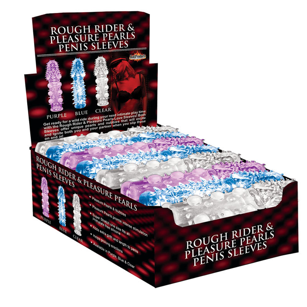 Pleasure/Rough Rider Ext Sleeves (18/DP)