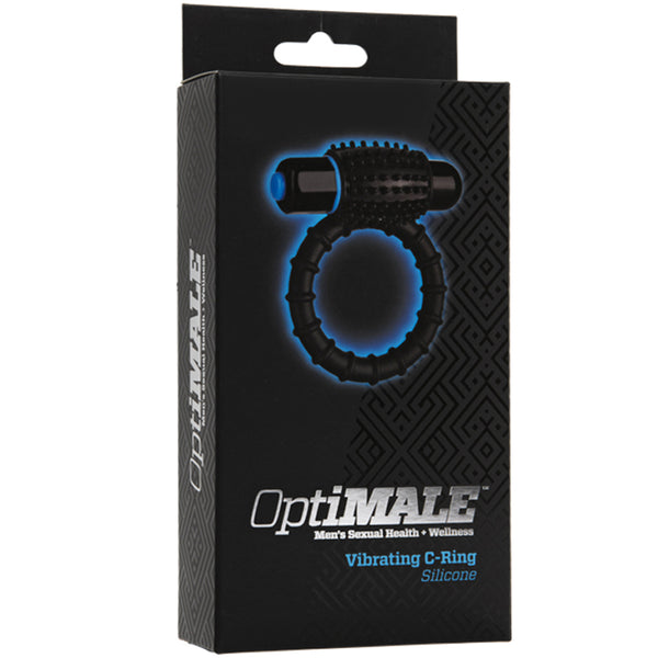 Doc Johnson OptiMALE Vibrating C-Ring Black