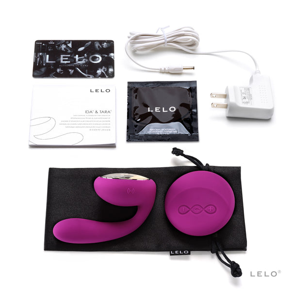 LELO Ida Couples Massager Deep Rose