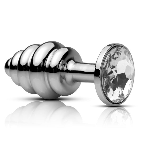 PipeDream Metal Worx Small Ribbed Butt Plug