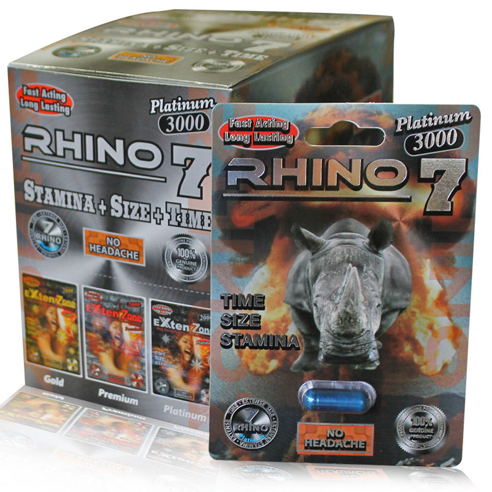 Rhino 7 3000mg 1ct (30/DP)