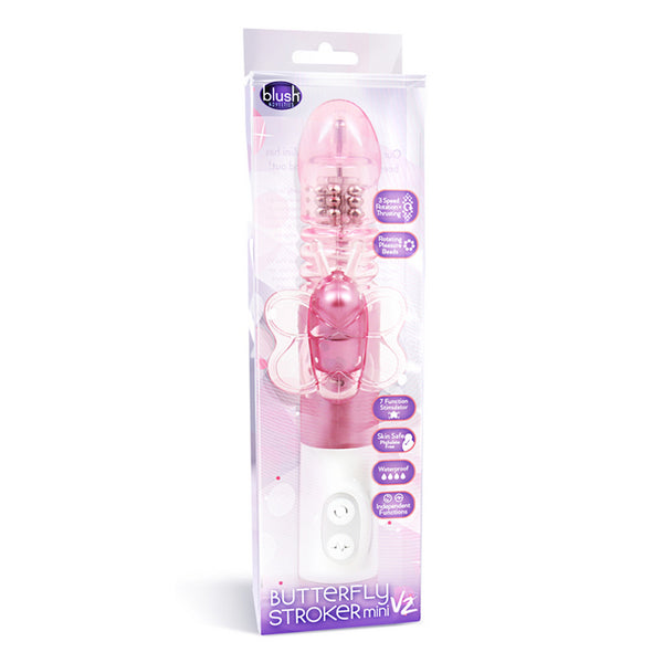 Blush Luxe Butterfly Stroker Mini V2-Pk