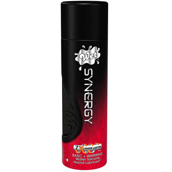 Wet Synergy Warming Water Silicone Lubricant 3.3oz.