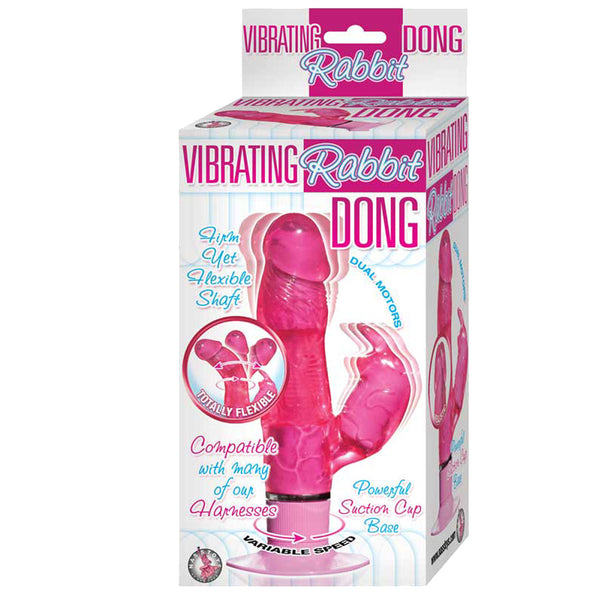 Vibrating Rabbit Dong Pink