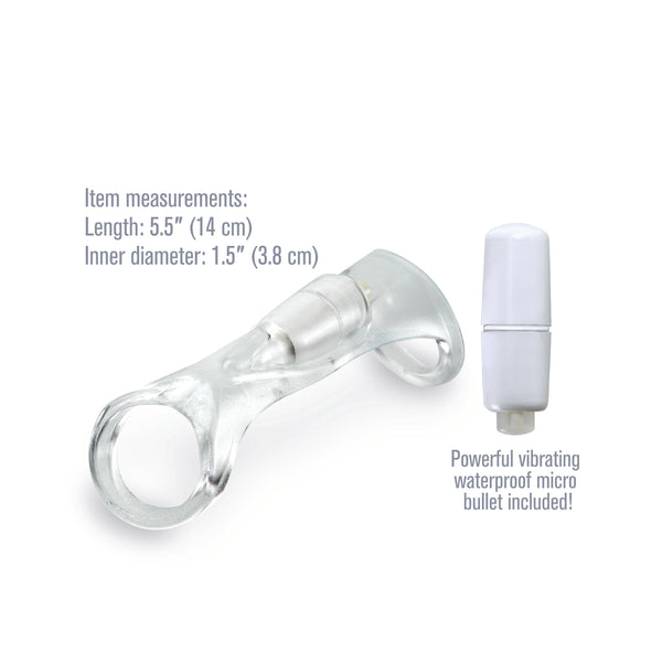 PipeDream Fantasy X-tensions Vibrating Cock Sling Clear