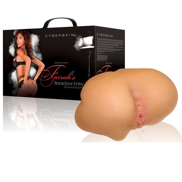 Cyberskin Wildfire Farrah's Backdoor Entry Vibrating Vagina & Ass