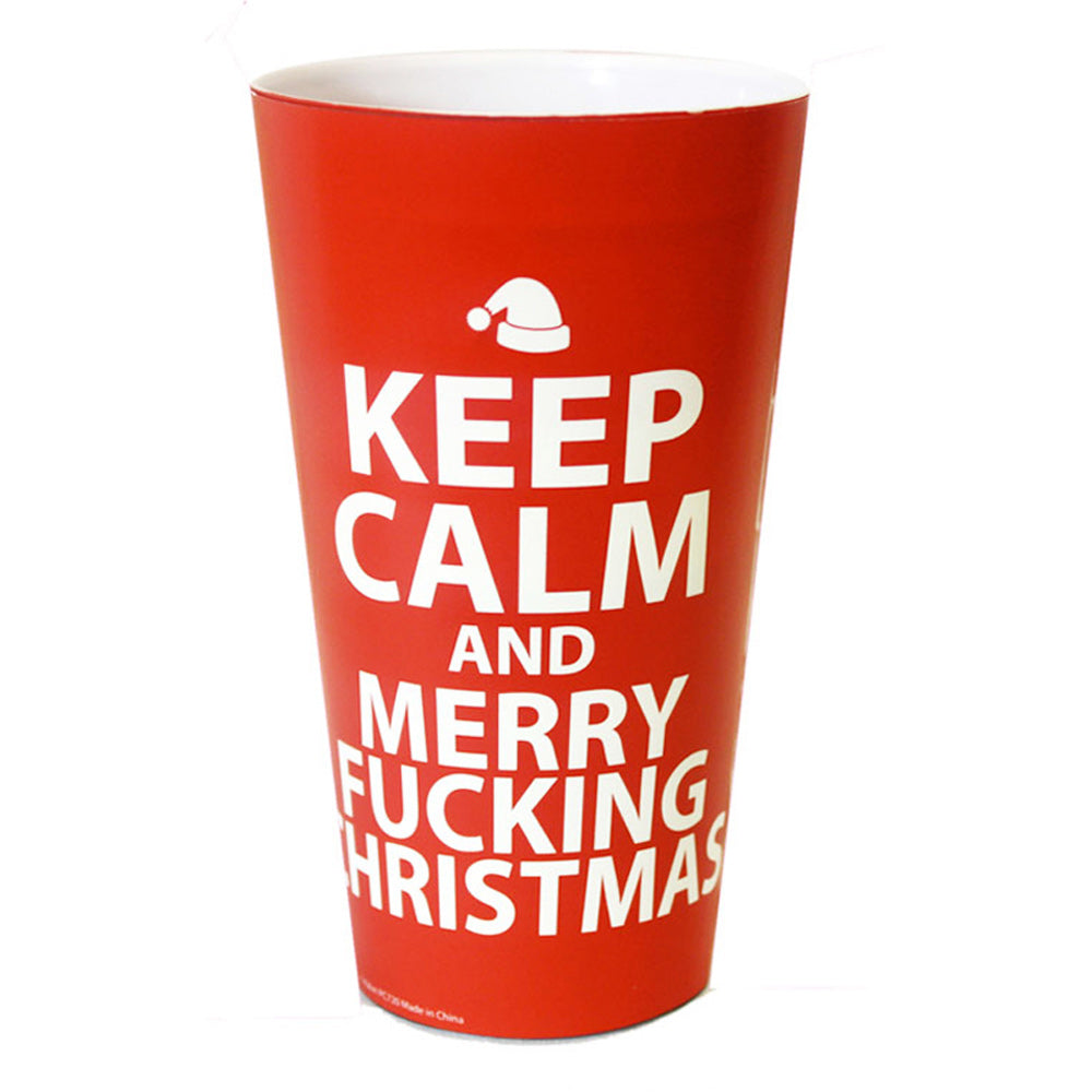 Keep Calm & Merry Fucking Christmas Cup