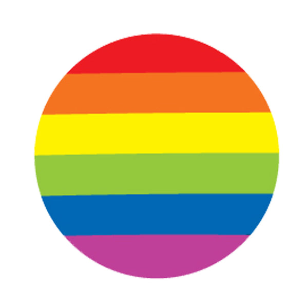 Rainbow 3in Button