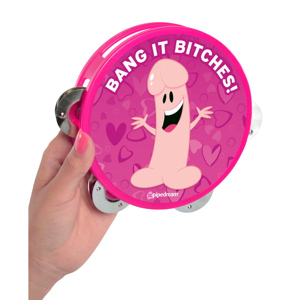 Pipe Dreams Bachelorette Party Favors Pecker Tambourine