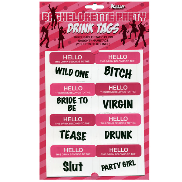 Bachlorette Drink Clings