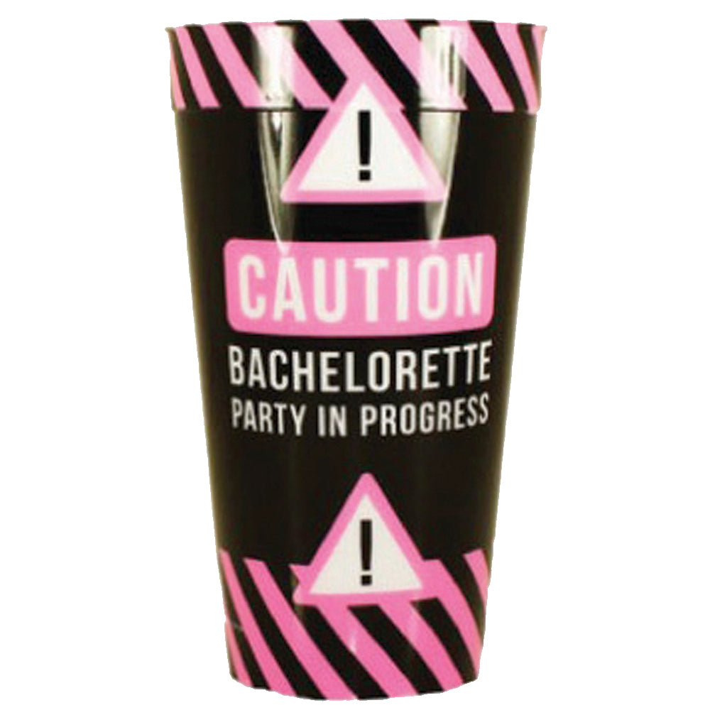 Caution Bachelorette Party Plastic Cup