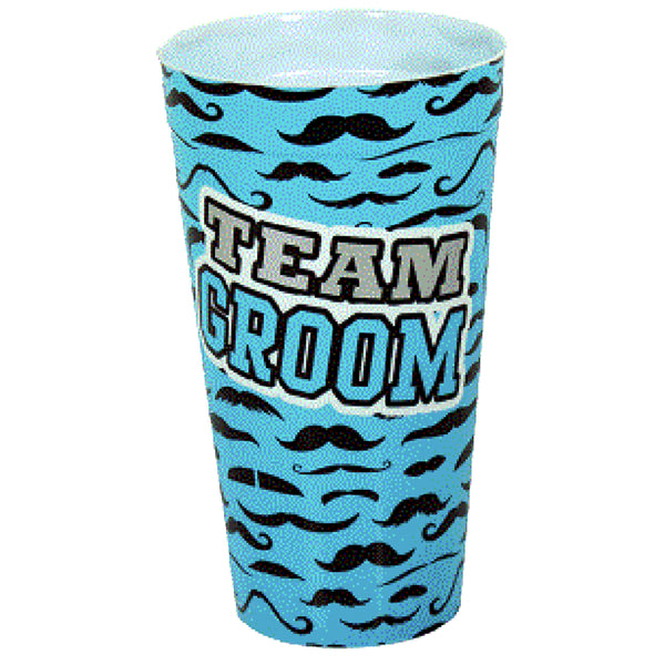 Team Groom Plastic Cup