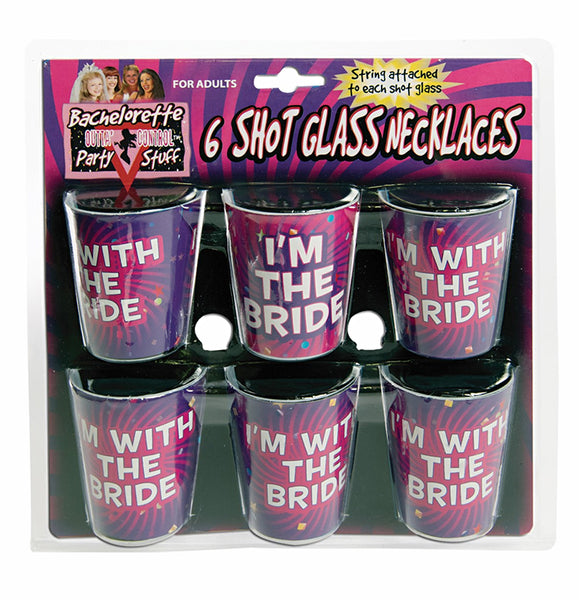 Bachelorette Shot Glass Necklace (6/Set)