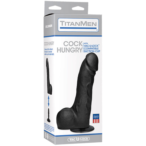 Titanmen - Cock Hungry - with Suction Cup Black