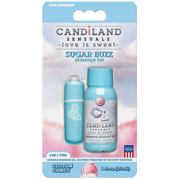 Candiland Sugar Buzz Massager Set - Cotton Candy