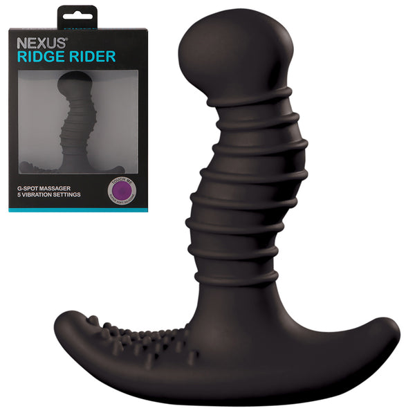 Nexus RIDGE RIDER Unisex Vibrator Black