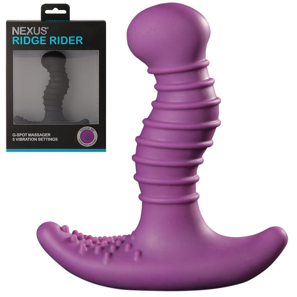 Nexus RIDGE RIDER Unisex Vibrator Purple