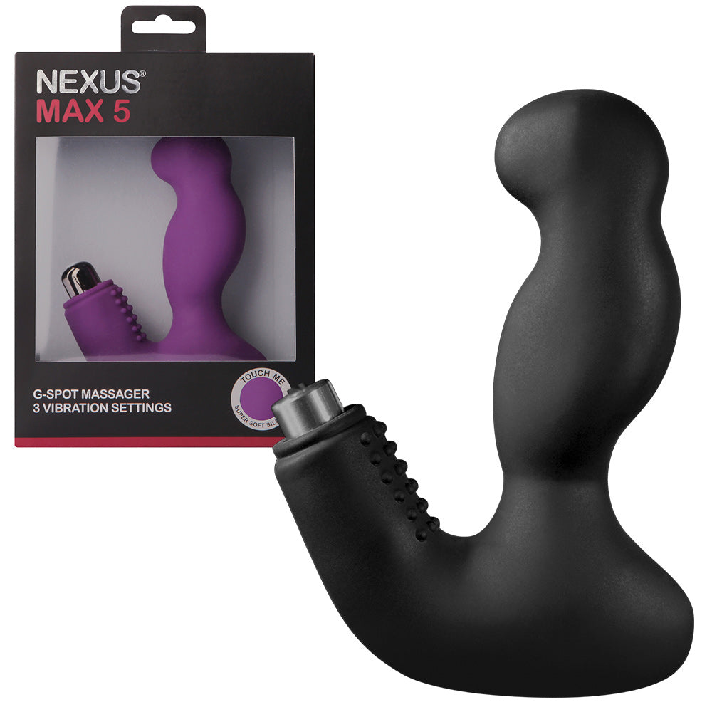 Nexus MAX5 Prostate Massager - Black