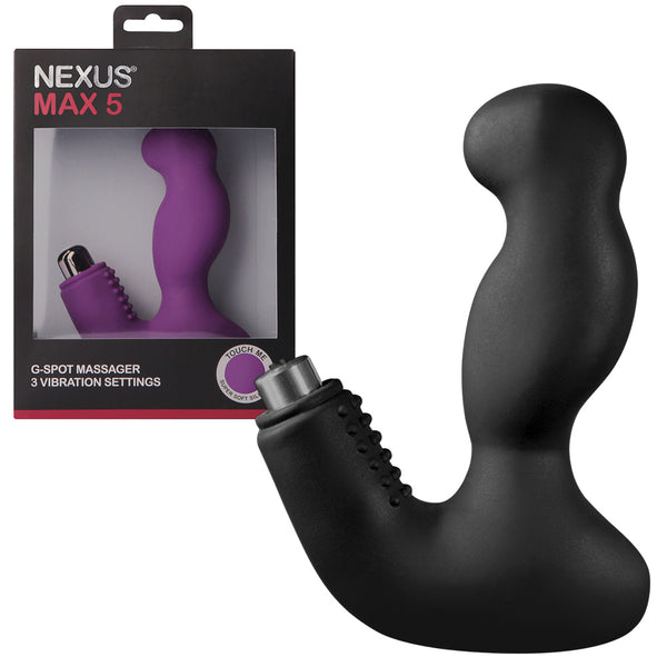 Nexus MAX5 Prostate Massager - Black