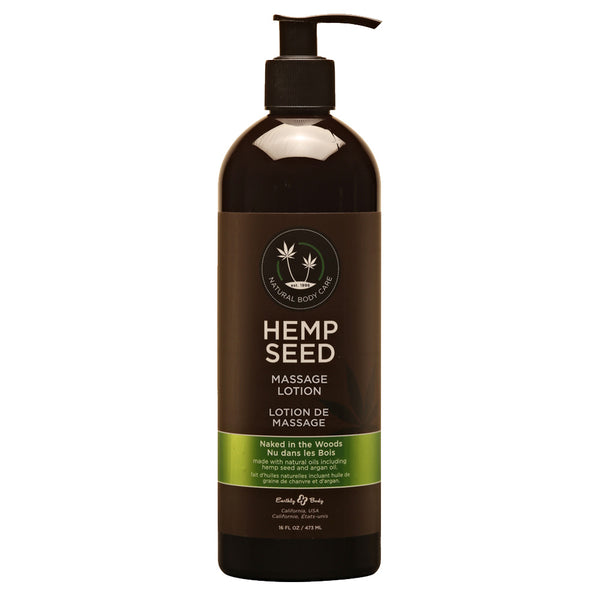 Earthly Body Massage Lotion Naked in Woods 16oz
