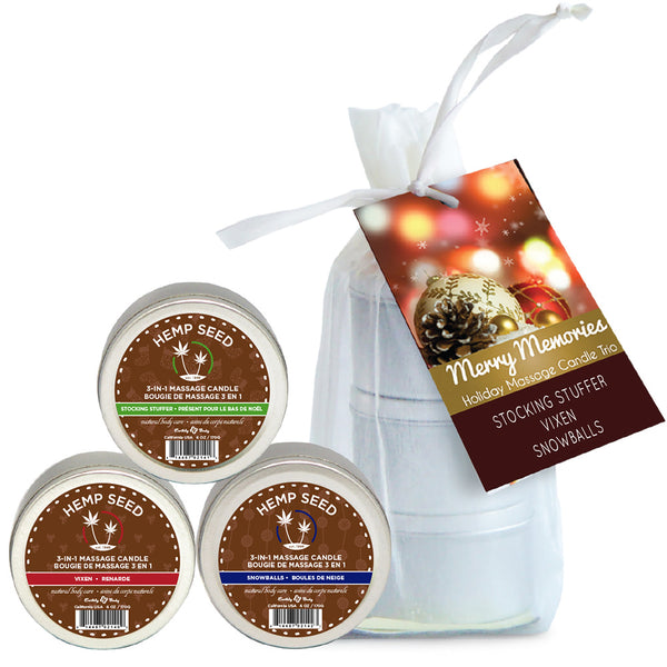 Earthly Body 2016 Holiday Candle Trio