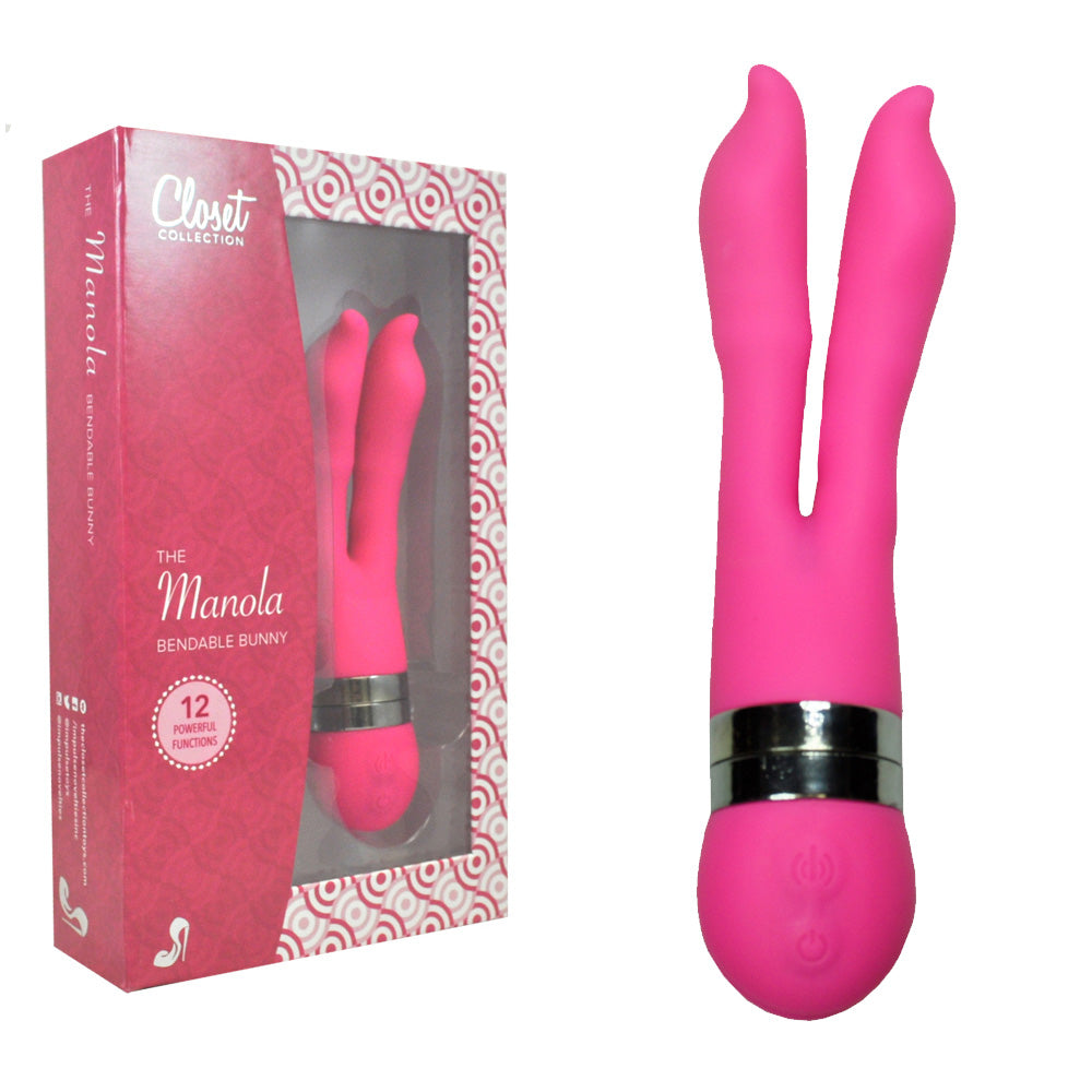 Closet Coll Manola Bendable Bunny Pink