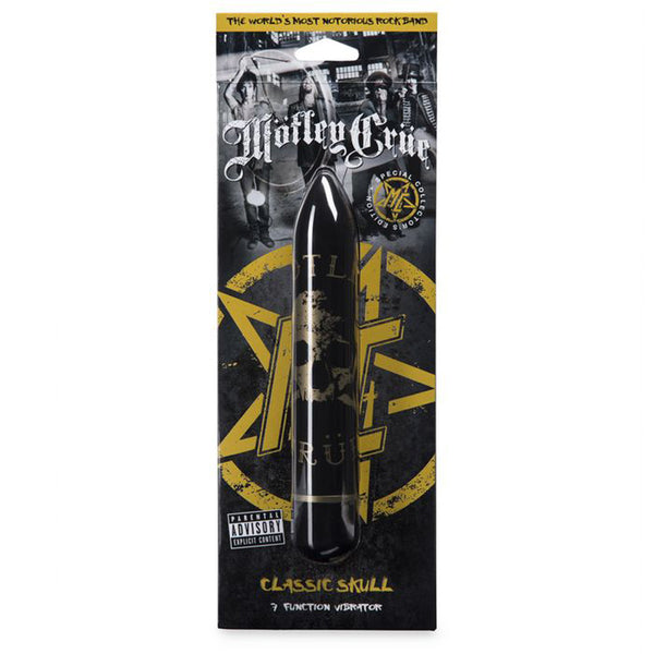 Motley Crue Class Skull Vibrator 7f Blk
