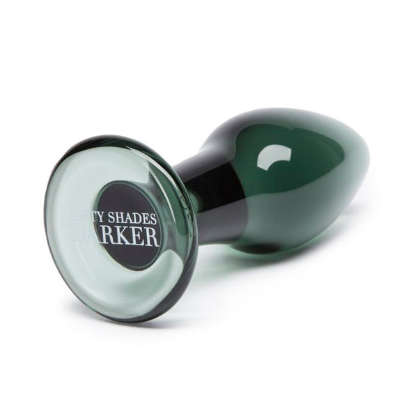 Fifty Shades Darker Something Darker Glass Butt Plug
