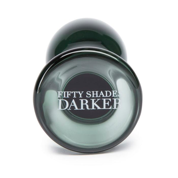 Fifty Shades Darker Something Darker Glass Butt Plug