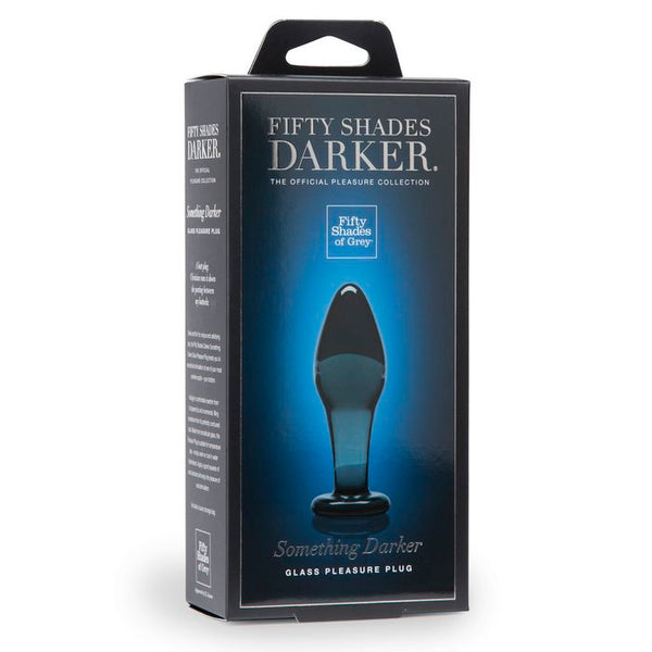 Fifty Shades Darker Something Darker Glass Butt Plug