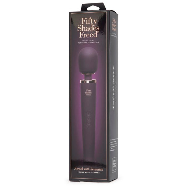 Fifty Shades Freed Awash w/Sensation Mains Wand Vibrator