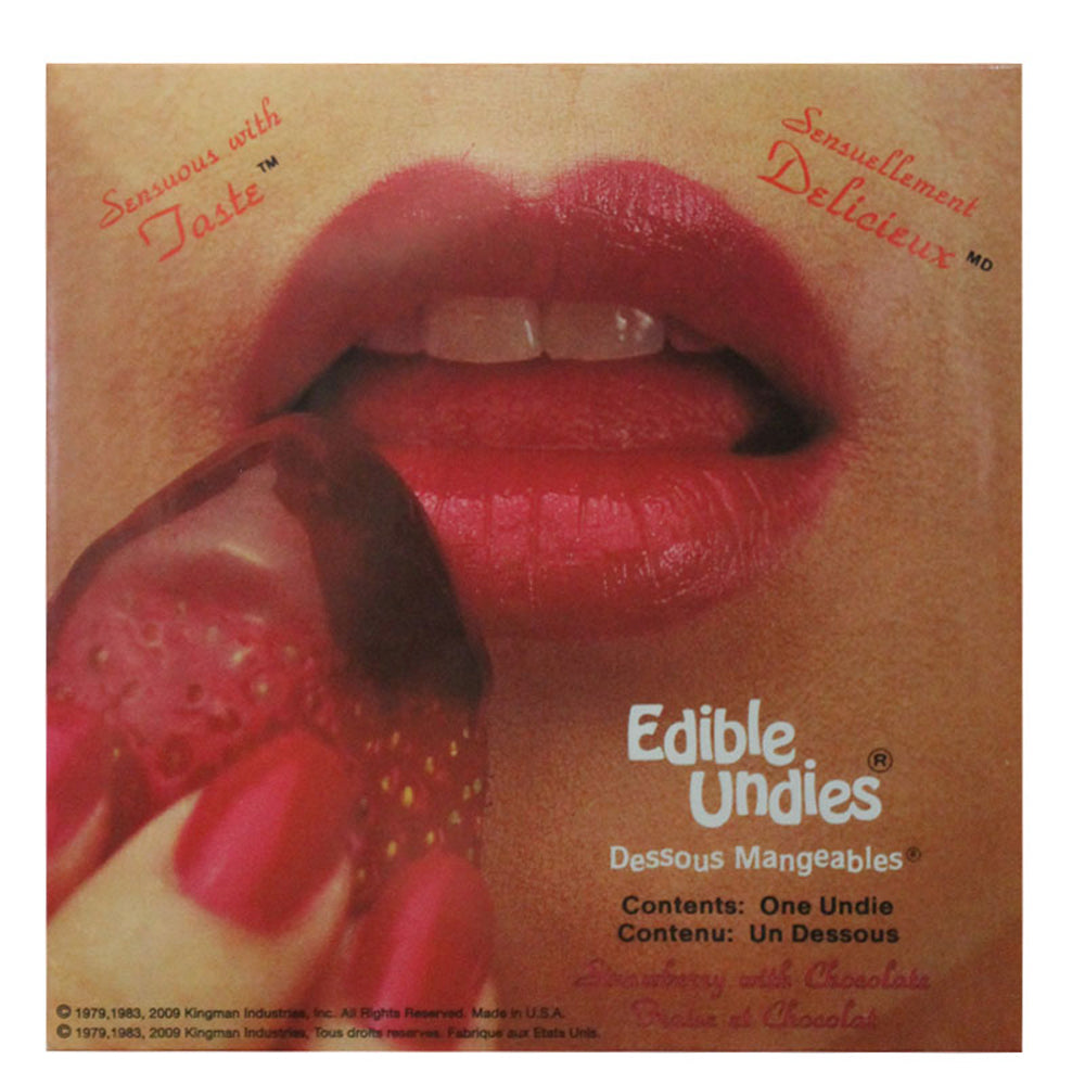 Edible Undies For Women -Straw Chocolate