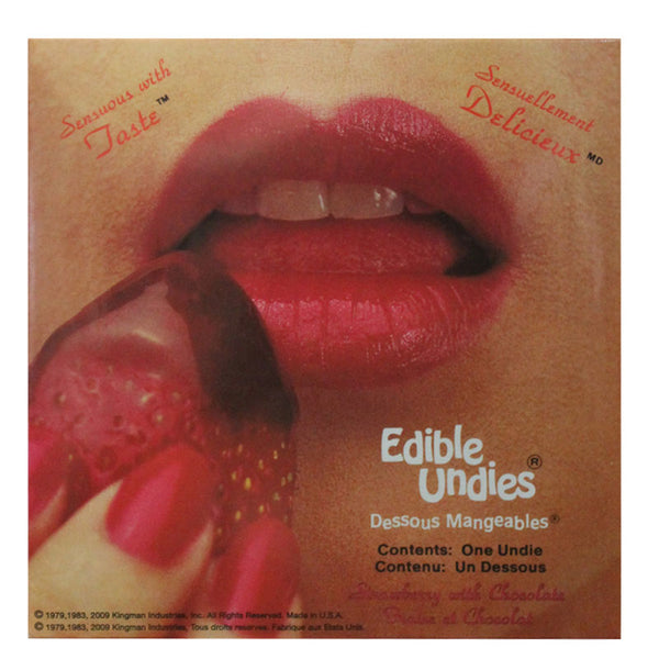 Edible Undies For Women -Straw Chocolate