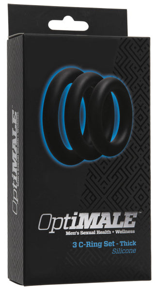 OptiMale C Ring Kit Thick - Black