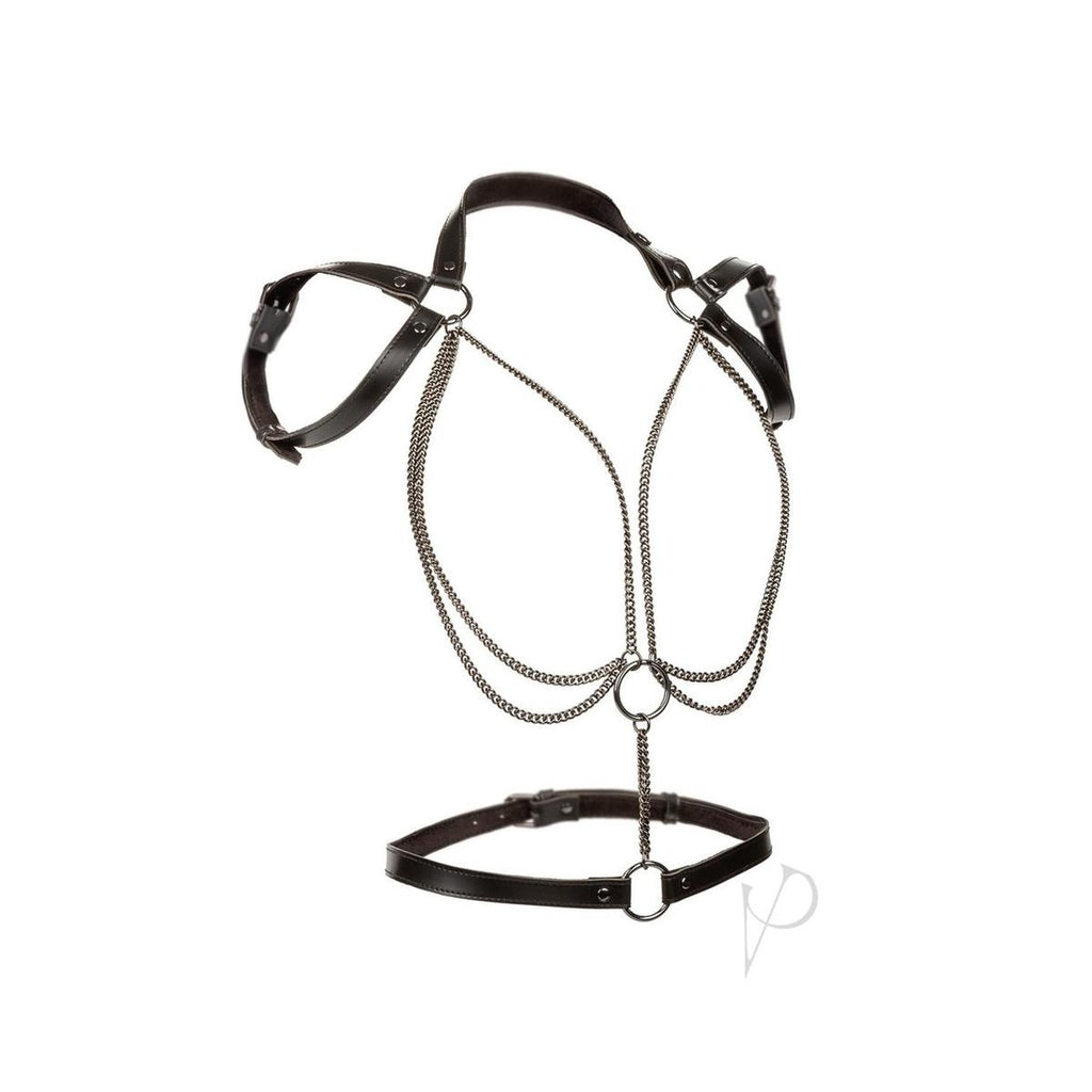 Euphoria Collection Multi Chain Halter - Black