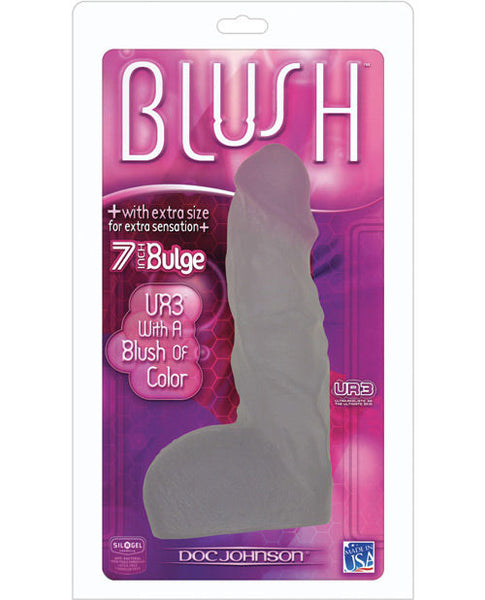 Blush 7 inch Ultraskyn UR3 Bulge Cock w/Berry Head