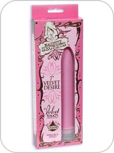 Naughty Secret 7 inch Velvet Desire Waterproof Vibe - Pink