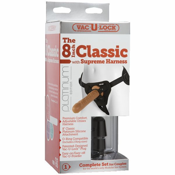 Vac-U-Lock Plat Clas 8 w/Supreme Harness Brown