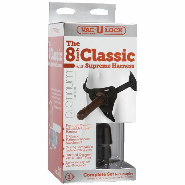 Vac-U-Lock Plat Clas 8 w/Supreme Harness Black