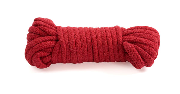 Japanese Style Bondage Cotton Rope - Red
