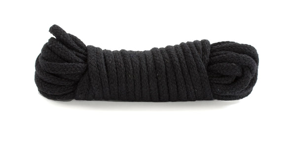 Japanese Style Bondage Cotton Rope - Black