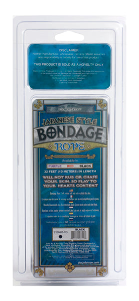 Japanese Style Bondage Cotton Rope - Black
