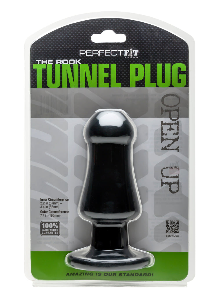 Perfect Fit Rook - Tunnel Plug - Black