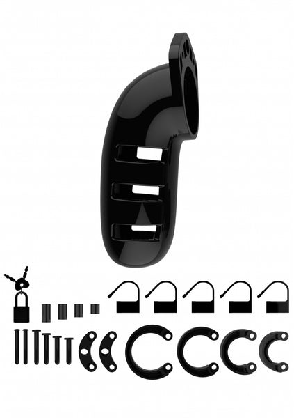 Model 06 - Chastity - 5.5" - Cock Cage - Black