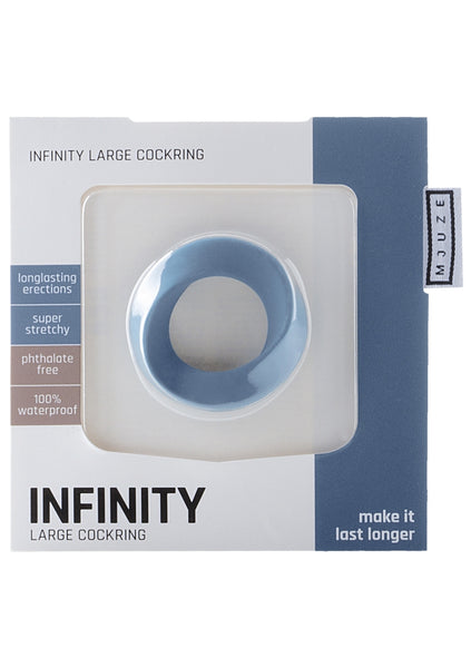 Infinity - Large Cockring - Blue