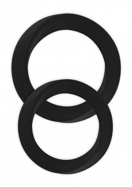 Infinity - Thin - M and L Cockring - Black