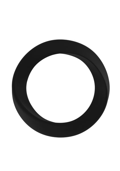 Infinity - Thin - Large Cockring - Black