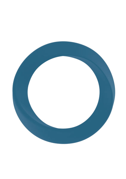 Infinity - Thin - Large Cockring - Blue